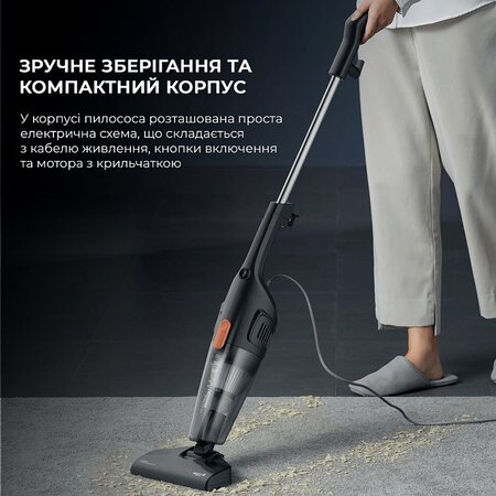 Пилосос Deerma Corded Hand Stick Vacuum Cleaner (DX115C) Изображение
