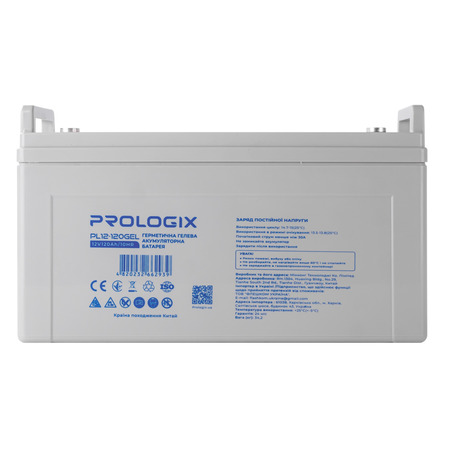 Акумуляторна батарея Prologix 12V 120AH (PL12-120GEL) GEL Изображение