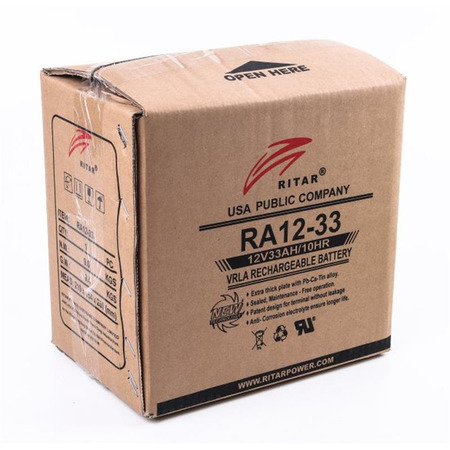 Акумуляторна батарея Ritar 12V 33AH (RA12-33) AGM Изображение