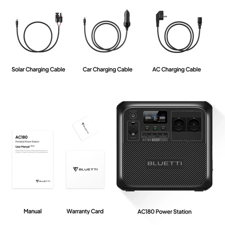 Зарядна станція Bluetti AC180, 1800W, 1152Wh, LiFePO4 Изображение
