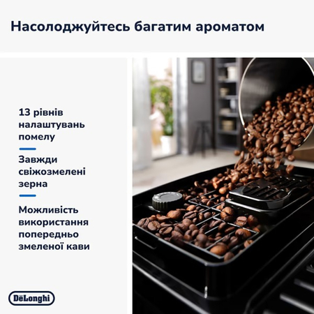 Кавомашина Delonghi ECAM 220.60.B Magnifica Start Изображение