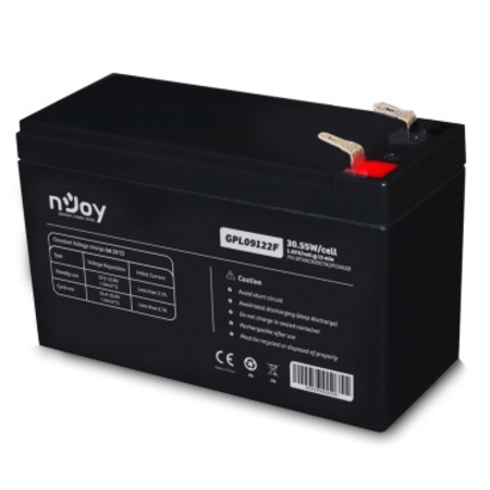 Акумуляторна батарея Njoy GPL09122F 12V 9AH (BTVACIUOCTA2FCN02B) AGM Изображение