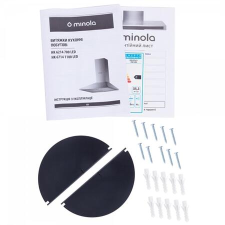 Витяжка Minola HK 6214 I 700 LED Изображение