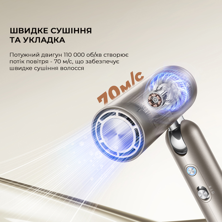 Фен Dreame Pocket Titanium (AHD51-TI) Изображение
