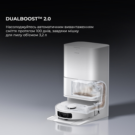 Робот-пилосос Dreame D20 Ultra (RLD31SE) Изображение