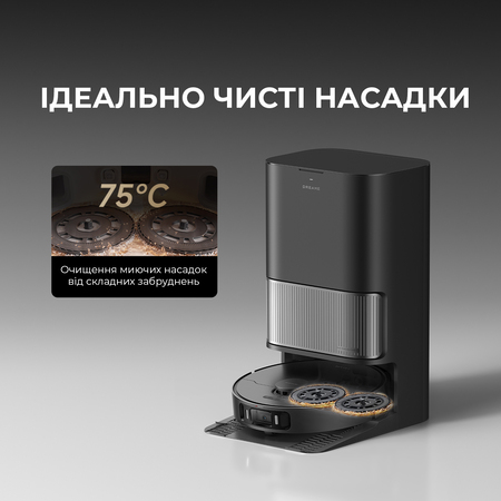 Робот-пилосос Dreame L40 Ultra AE Black (RLL77SE-Bl) Изображение