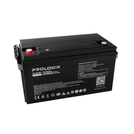 Акумуляторна батарея Prologix 12V 80AH (PL12-80) AGM Изображение