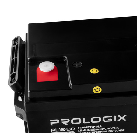 Акумуляторна батарея Prologix 12V 80AH (PL12-80) AGM Изображение