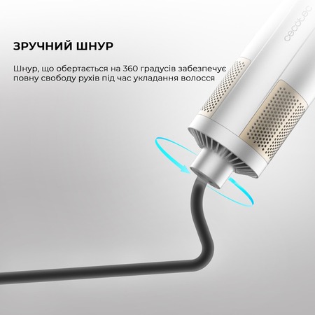 Фен-щітка Cecotec CeramicCare 6in1 Gyro (CCTC-01000) Изображение