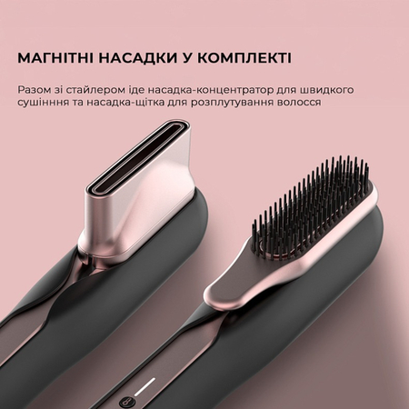 Стайлер-випрямляч Cecotec RitualCare Air Lisse 2in1 Black (A01_EU01_100158) Изображение