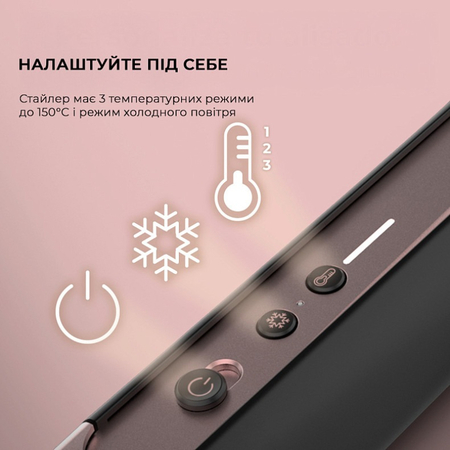 Стайлер-випрямляч Cecotec RitualCare Air Lisse 2in1 Black (A01_EU01_100158) Изображение