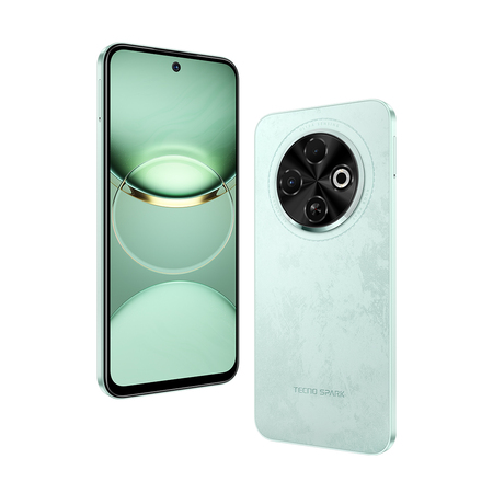Смартфон Tecno Spark 30C (KL5n) 4/128GB Magic Skeen Green (4894947051807) Изображение