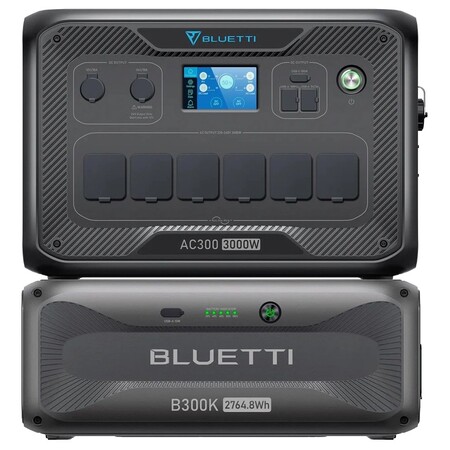 Зарядна станція Bluetti AC300 + акумуляторний модуль B300K, 5000W, 2764.8Wh, LiFePO4 Зображення