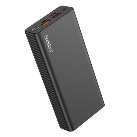 Універсальна мобільна батарея Earldom ET-PD22 20000mAh Black (PB-000122) Зображення