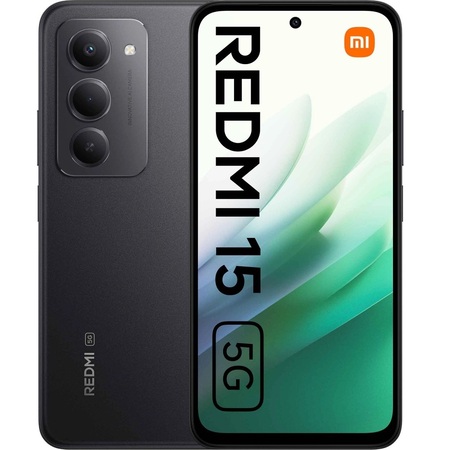 Смартфон Xiaomi Redmi 15 5G 8/256GB Midnight Black_EU Изображение