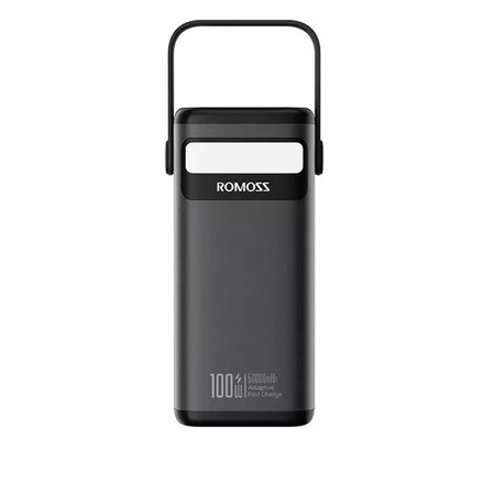 Універсальна мобільна батарея Romoss PMT60 60000mAh Black (PMT60-1D2-2133H) Изображение