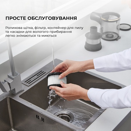 Акумуляторний пилосос Dreame R10 Pro Aqua (VZV15A) Изображение