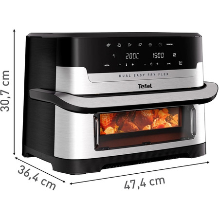 Мультипіч Tefal Dual Easy Fry Flex EY922DE0 Зображення