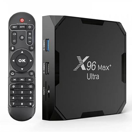 HD медіаплеєр X96 MAX+ Ultra Android TV (905x4/4GB/64GB) Зображення