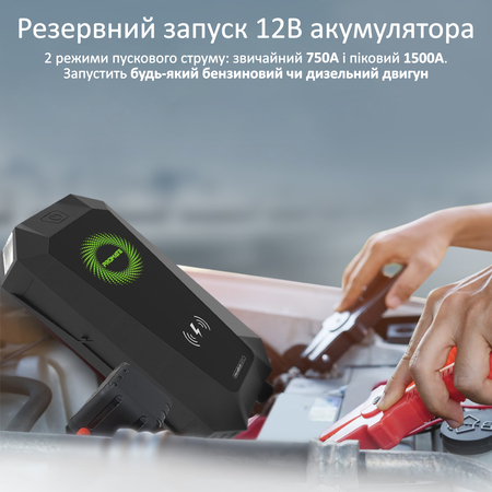 Універсальна мобільна батарея Promate HexaBolt-20 Black 19200mAh Изображение