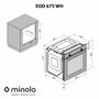 Духова шафа Minola EOD 675 WH Изображение