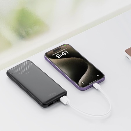 Універсальна мобільна батарея XO PB312 10000mAh 10W Black Зображення