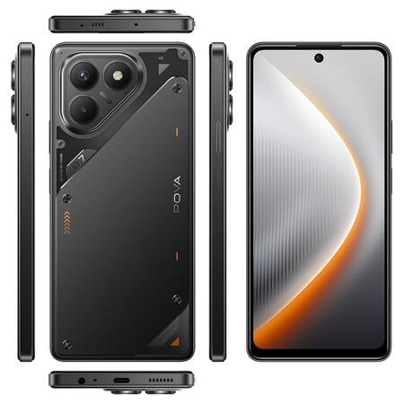 Смартфон Tecno Pova 7 Neo (LJ6) 8/256GB Geek Black (4894947086793) Изображение