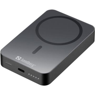 Універсальна мобільна батарея Sandberg Mag Wireless Powerbank 10000mAh 20W Black (420-97) Зображення