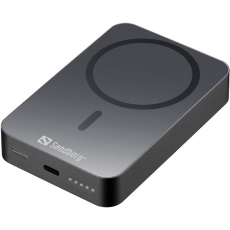 Універсальна мобільна батарея Sandberg Mag Wireless Powerbank 10000mAh 20W Black (420-97) Зображення