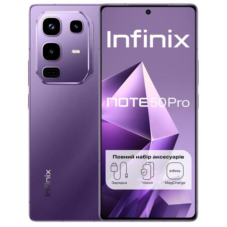 Смартфон Infinix Note 50 Pro X6855 8/256GB Enchanted Purple Изображение