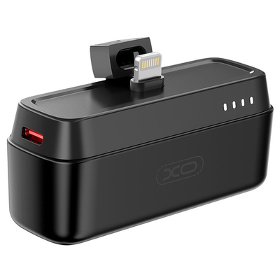 Універсальна мобільна батарея XO PR244 5000mAh 20W Black Зображення