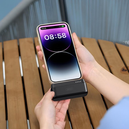 Універсальна мобільна батарея XO PR244 5000mAh 20W Black Зображення