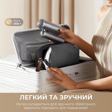 Фен Dreame Pocket Pro Grey (AHD51PRO_G) Зображення