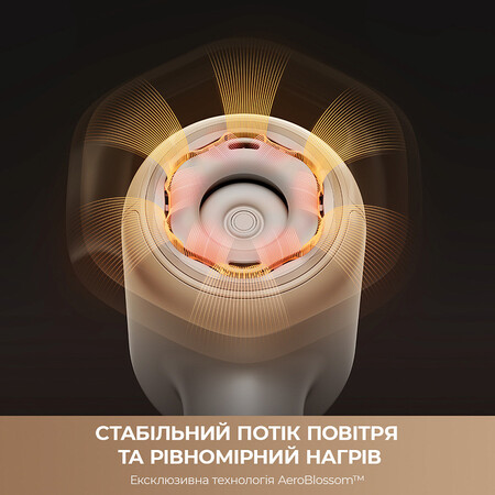 Фен Mova Shine 20 Gold (AMSH20-GOLD) Изображение