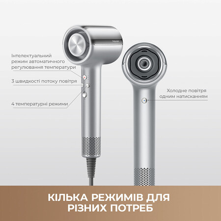 Фен Mova Shine 20 Silver (AMSH20-SIL) Изображение