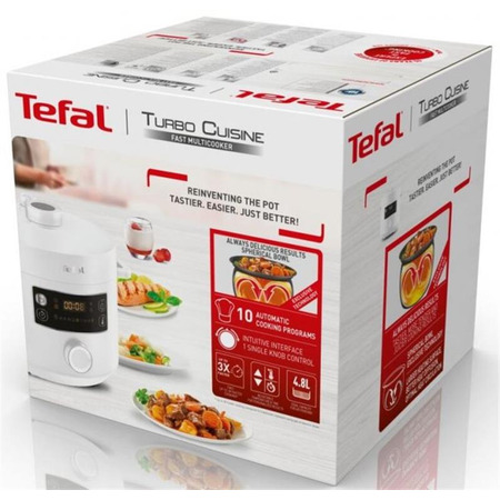 Мультиварка-скороварка Tefal Turbo Cuisine CY754130 Зображення