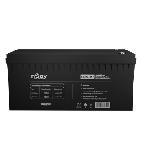 Акумуляторна батарея Njoy GE20012KF 12V 200AH (BTVGCBHOEIEKFCW01B) GEL Зображення