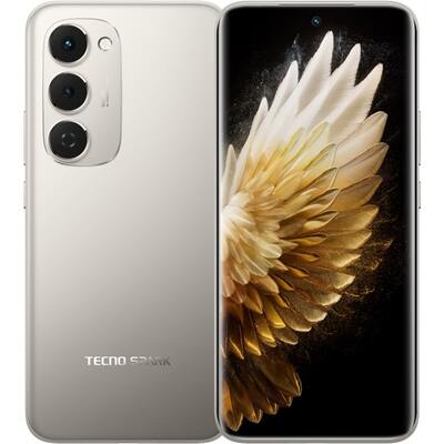 Смартфон Tecno Spark 40 Pro+ (KM7) 8/256GB Moon Titanium (4894947096358) Зображення
