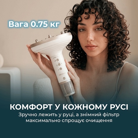 Фен-дифузор Cecotec DryWave Nebula Champagne (A01_EU01_114726) Зображення