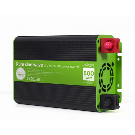 Інвертор напруги EnerGenie EG-PWC-PS500-01 500W Зображення
