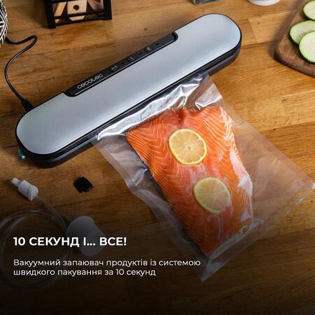 Вакуумний пакувальник Cecotec SealVac Easy Magnetik (CCTC-04375) Зображення
