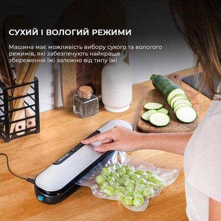 Вакуумний пакувальник Cecotec SealVac Easy Magnetik (CCTC-04375) Зображення