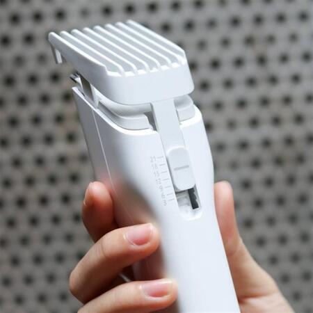 Машинка для стрижки Enchen Boost White Set + Пеньюар і ножниці Зображення