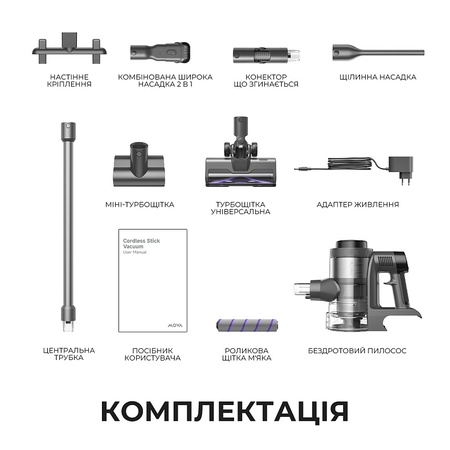 Акумуляторний пилосос Mova S7 Ultra (V2590E) Зображення