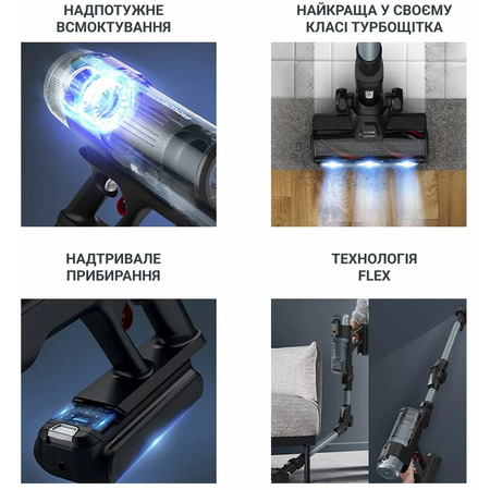 Акумуляторний пилосос Rowenta X-Force Flex 16.60 Animal RH9C71E0 Зображення