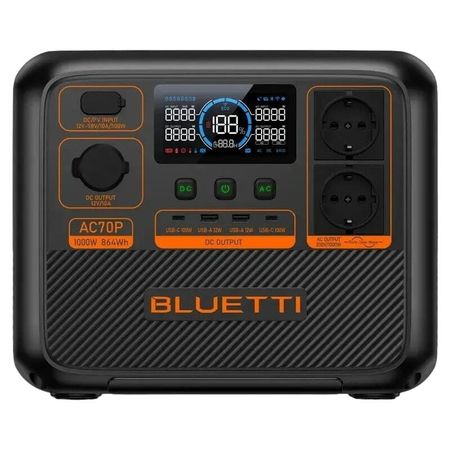 Зарядна станція Bluetti AC70P, 864Wh, 1000W, LiFePO4 Зображення
