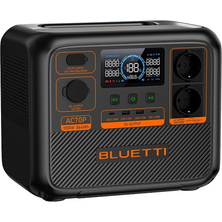 Зарядна станція Bluetti AC70P, 864Wh, 1000W, LiFePO4 Зображення