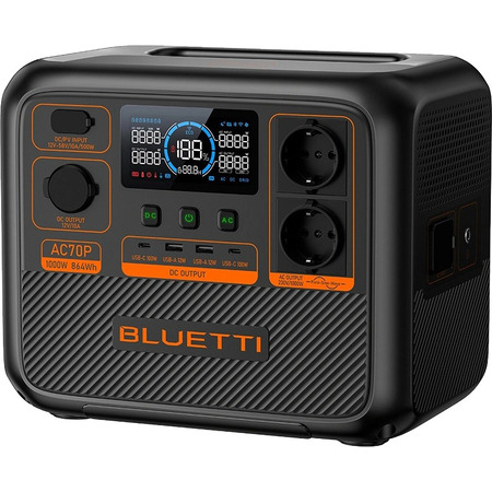 Зарядна станція Bluetti AC70P, 864Wh, 1000W, LiFePO4 Зображення