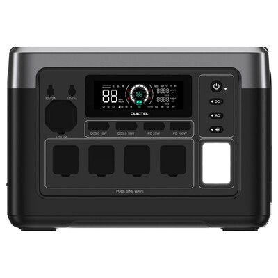 Зарядна станція Oukitel P1000E Plus, 1800W, 1024Wh, LiFePO4 Зображення