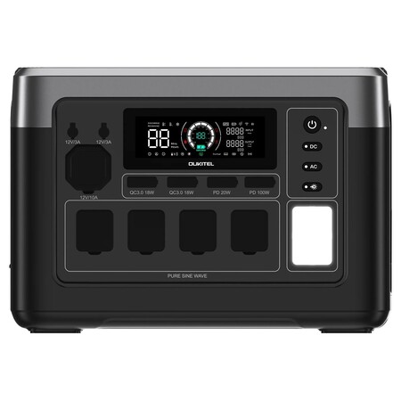 Зарядна станція Oukitel P1000E Plus, 1800W, 1024Wh, LiFePO4 Зображення